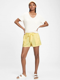 Летние женские шорты Gap art257692 (Желтый, размер XL)
