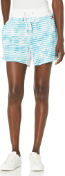 Женские шорты Tommy Hilfiger спортивные в полоску 1159770565 (Голубой/Белый, XL)