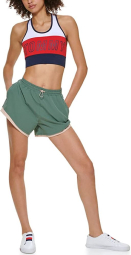 Женские шорты Tommy Hilfiger спортивные 1159770993 (Зеленый, L)