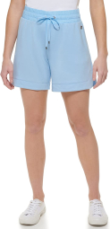 Женские эластичные шорты Calvin Klein на завязках 1159777027 (Голубой, XL)
