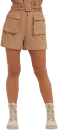 Женские шорты Guess с ремнем 1159794801 (Коричневый, XL)