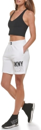 Женские шорты DKNY спортивные 1159805424 (Белый, L)