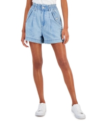 Женские шорты Tommy Hilfiger с резинкой на поясе 1159808508 (Голубой, L)