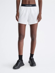 Женские шорты Calvin Klein спортивные с логотипом 1159809154 (Белый, L)