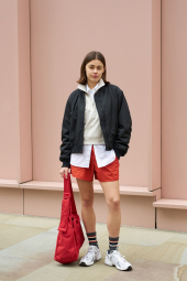 Жіночі шорти UNIQLO з кишенями 1159835430 (Помаранчевий S)