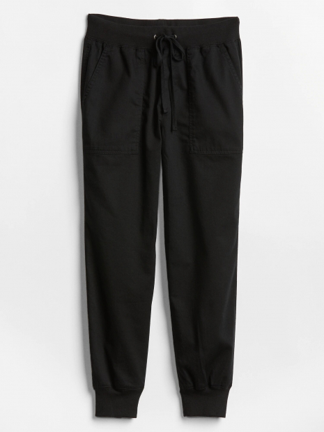Летние штаны джоггеры GAP прогулочные брюки art122956 (Черный, размер XL)