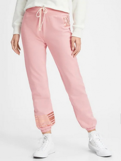 Джоггеры GAP спортивные штаны art494636 (Розовый, размер XXL)