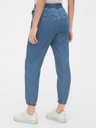 Джинсові штани літні джоггеры GAP art143023 (Блакитний, розмір XS)