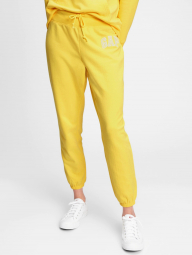 Женские джоггеры GAP спортивные штаны art450629 (Желтый, размер M)