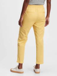 Женские хлопковые штаны GAP art962355 (Желтый, размер L)