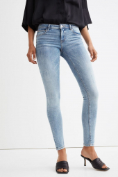 Женские джинсы с пушап H&M 1159759214 (Голубой, 4)