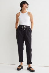Женские джоггеры H&M джинсовые штаны 1159760354 (Черный, M)