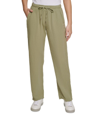 Стильные женские штаны Calvin Klein на завязках 1159773352 (Зеленый, L)