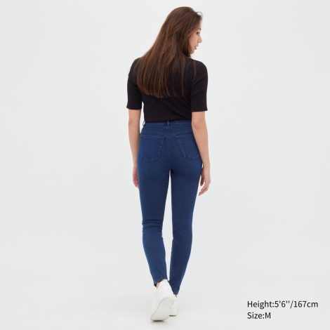 Женские джеггинсы UNIQLO 1159786379 (Синий, S)