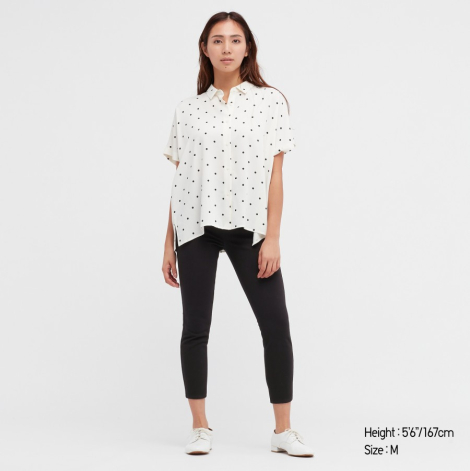 Женские джеггинсы UNIQLO лосины 1159790932 (Черный, XXL)