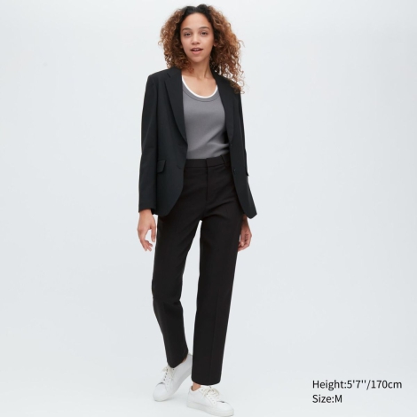 Женские брюки UNIQLO с технологией DRY 1159793875 (Черный, XL)