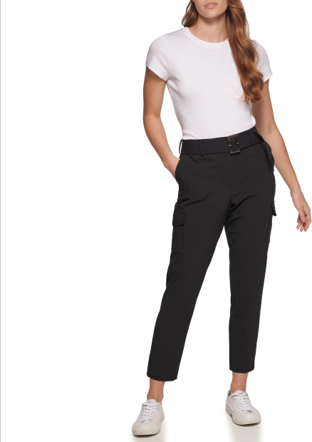 Стильні жіночі штани-карго Calvin Klein 1159796561 (Чорний, 18W)