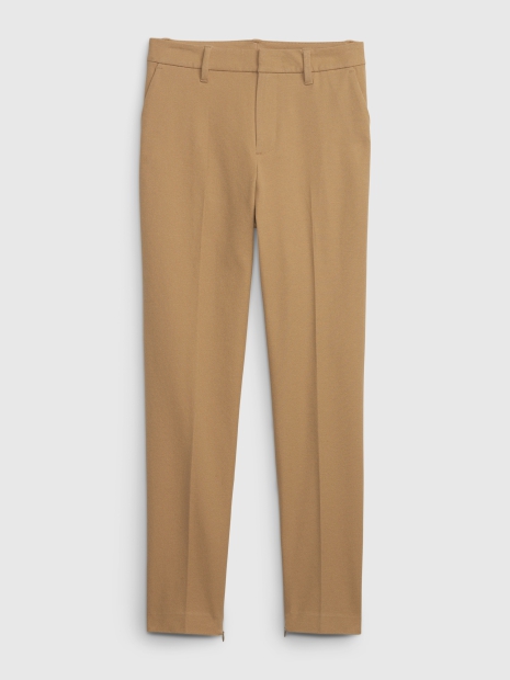 Узкие брюки GAP с молнией внизу штанин 1159800379 (Бежевый, 16)