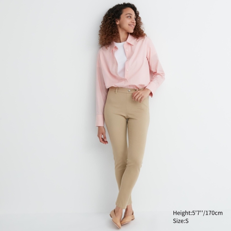 Фирменные штаны UNIQLO 1159802693 (Бежевый, XS)