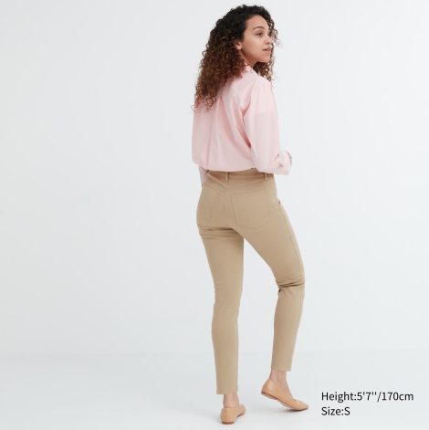 Фирменные штаны UNIQLO 1159802693 (Бежевый, XS)