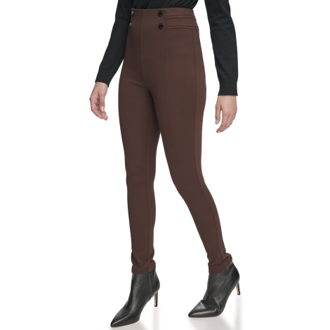 Жіночі еластичні штани Calvin Klein штани 1159806177 (Коричневий, L)