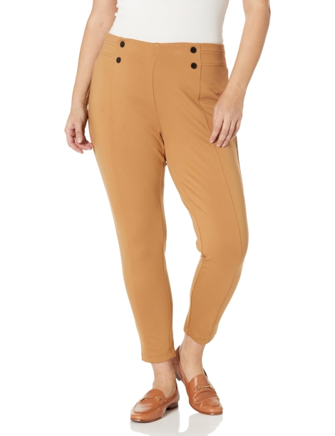 Женские эластичные штаны Calvin Klein брюки 1159806752 (Бежевый, M)