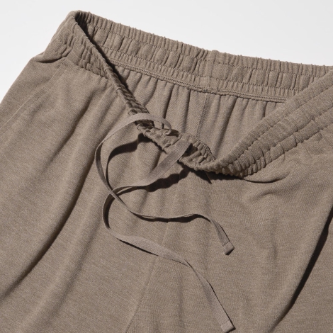 Женские широкие штаны UNIQLO 1159820617 (Коричневый XXL)