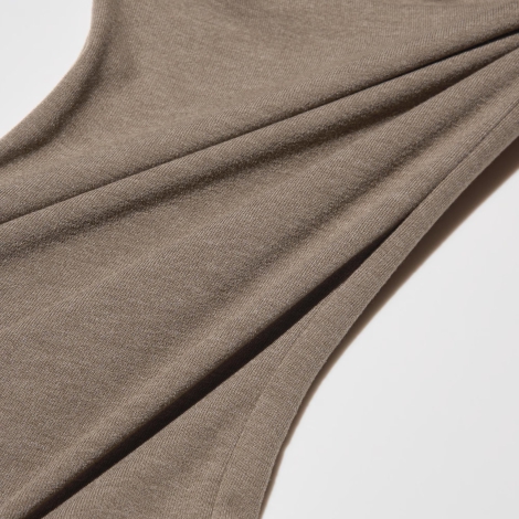 Женские широкие штаны UNIQLO 1159820617 (Коричневый XXL)