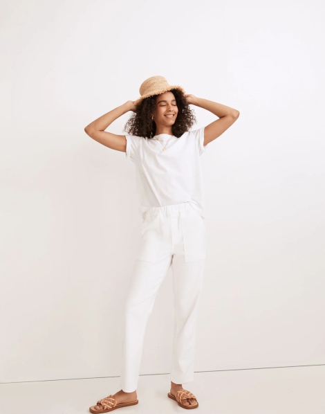 Свободные штаны Madewell 1159820624 (Молочный M)