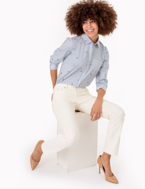 Жіночі штани MID RISE від US POLO ASSN 1159831933 (Білий 10)