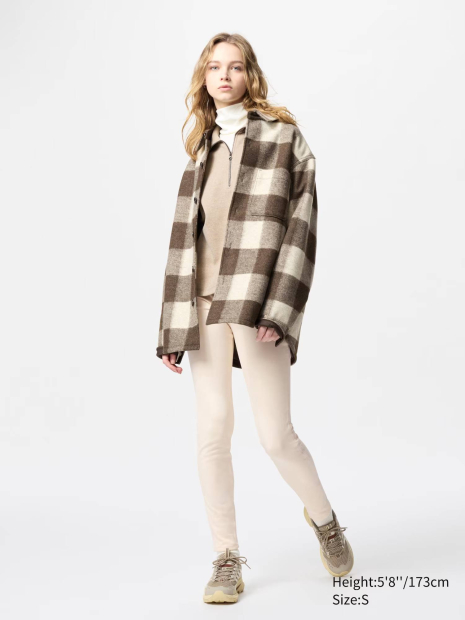 Женские штаны UNIQLO джеггинсы 1159832574 (Молочный M)