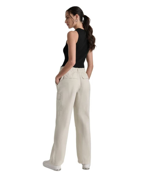 Женские брюки-карго DKNY Jeans с высокой посадкой 1159833566 (Молочный XS)