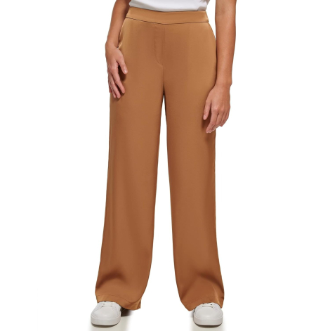 Широкі жіночі штани Calvin Klein 1159834158 (Коричневий XL)