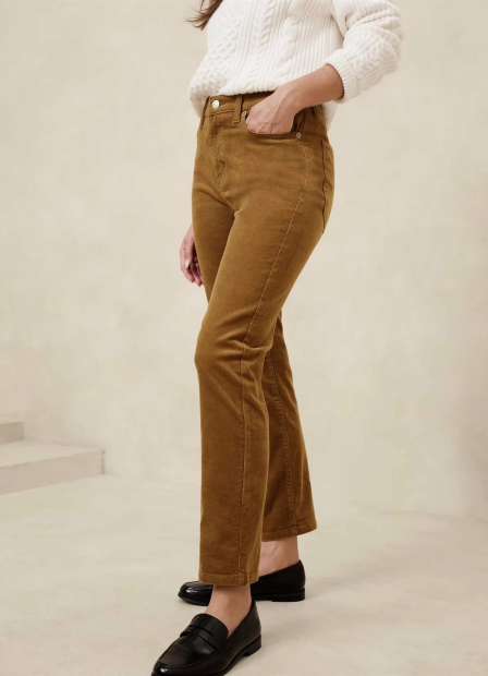 Женские вельветовые штаны Banana Republic 1159834779 (Коричневый 34)