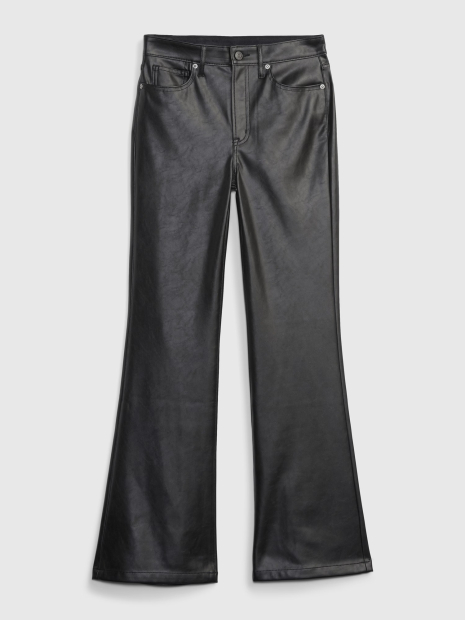 Женские брюки из экокожи GAP 1159834998 (Черный 30)