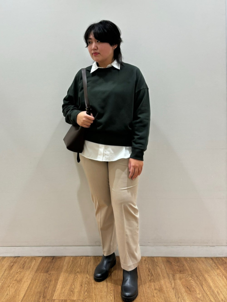 Эластичные брюки UNIQLO 1159835142 (Бежевый M)