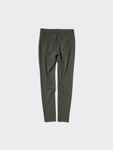 Женские ультраэластичные брюки UNIQLO джеггинсы 1159835239 (Зеленый M)