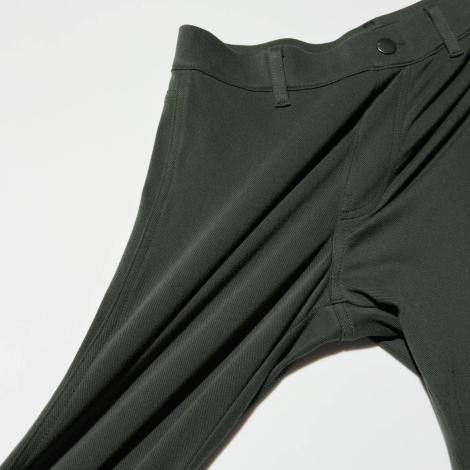 Женские ультраэластичные брюки UNIQLO джеггинсы 1159835239 (Зеленый M)