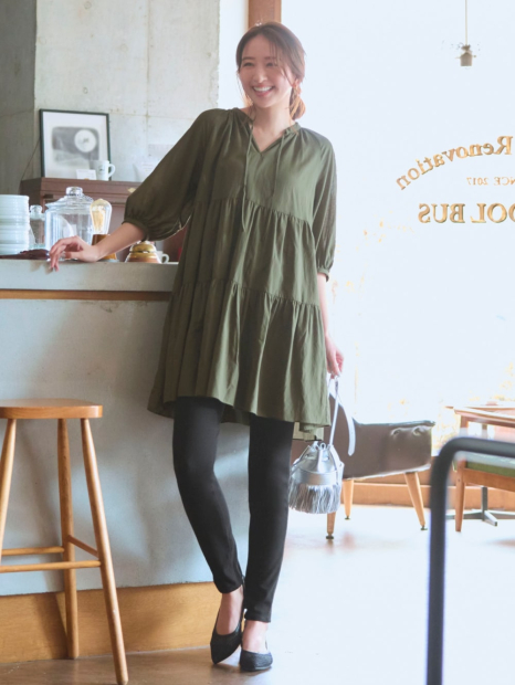 Женские ультраэластичные брюки UNIQLO джеггинсы 1159835240 (Черный M)