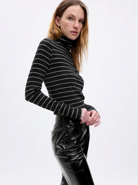 Штани з лакованої екошкіри GAP 1159835295 (Чорний 29)