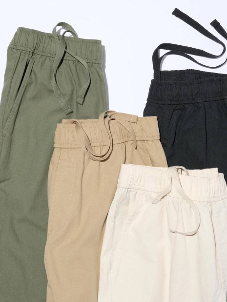 Штани вільні штани UNIQLO 1159835383 (Зелений M)