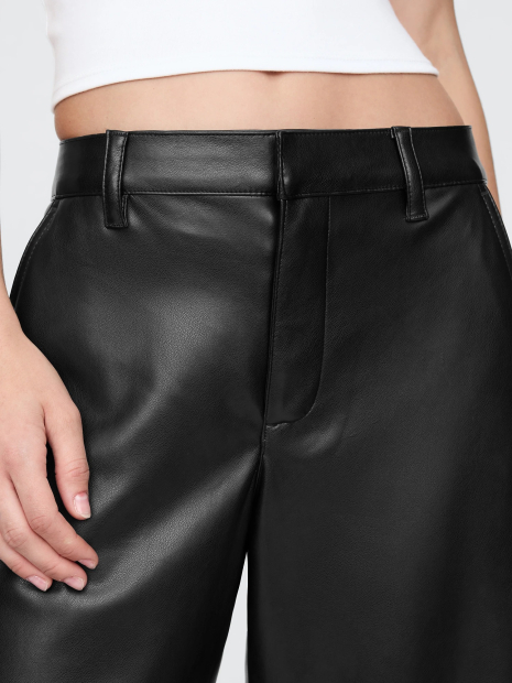 Штаны GAP из экокожи 1159835449 (Черный 4)