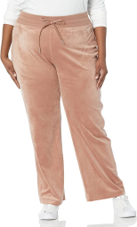 Женские велюровые брюки Calvin Klein широкие штаны 1159777966 (Коричневый, 3X)
