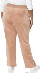 Женские велюровые брюки Calvin Klein широкие штаны 1159778821 (Коричневый, 2X)