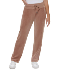 Женские велюровые брюки Calvin Klein широкие штаны 1159778821 (Коричневый, 2X)
