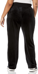 Женские велюровые брюки Calvin Klein широкие штаны 1159783882 (Черный, 0X)