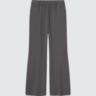 Женские расклешенные брюки UNIQLO штаны 1159785136 (Серый, L)