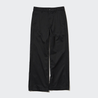 Женские широкие штаны UNIQLO 1159786656 (Черный, 26)