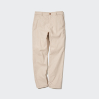 Стильные льняные штаны UNIQLO 1159786957 (Бежевый, L)