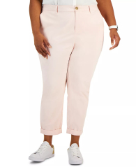 Женские брюки Tommy Hilfiger штаны чинос 1159789804 (Розовый, 22W)